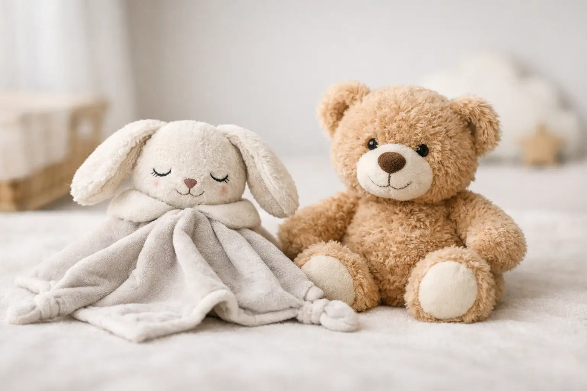 Schmusetuch oder Kuscheltier für Babys?