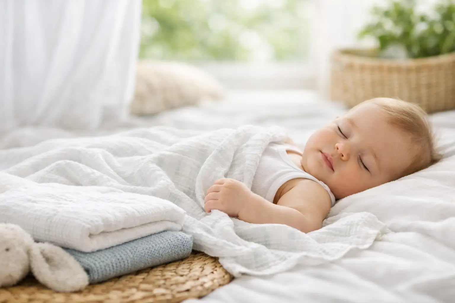 Welche Babydecke für Sommer? Leicht und sicher