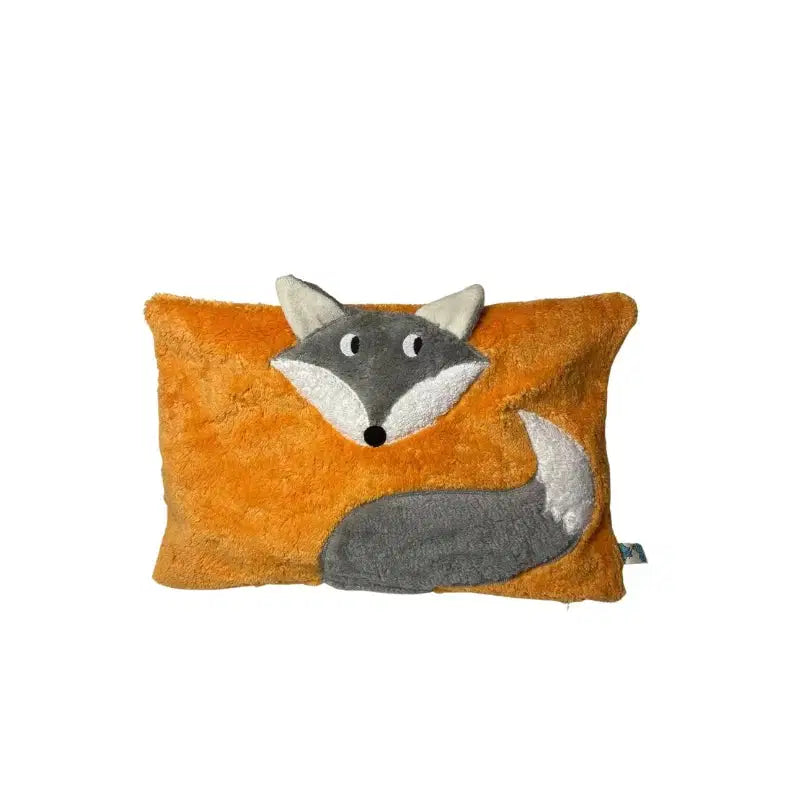 Handgemachtes Bio-Kuschelkissen in Fuchsform – weich, natürlich und babysicher von PAT & PATTY