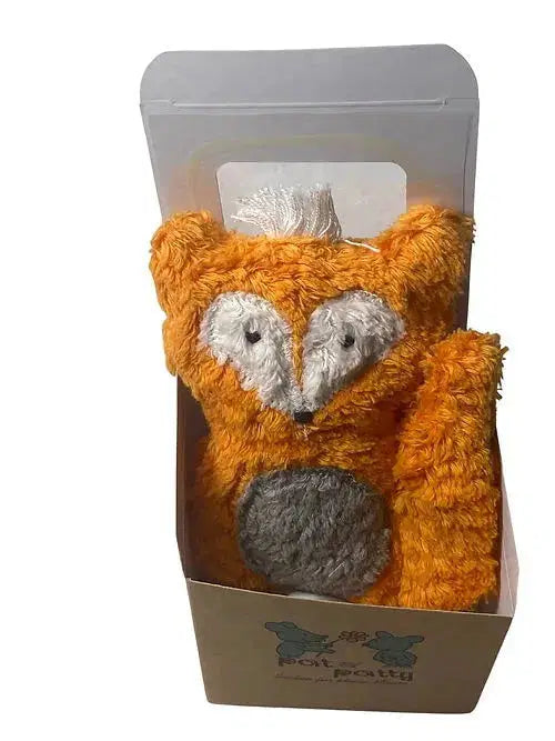 Bio Schmusetuch "Fuchs" aus GOTS-zertifizierter Bio-Baumwolle – liebevoll handgefertigt von PAT & PATTY