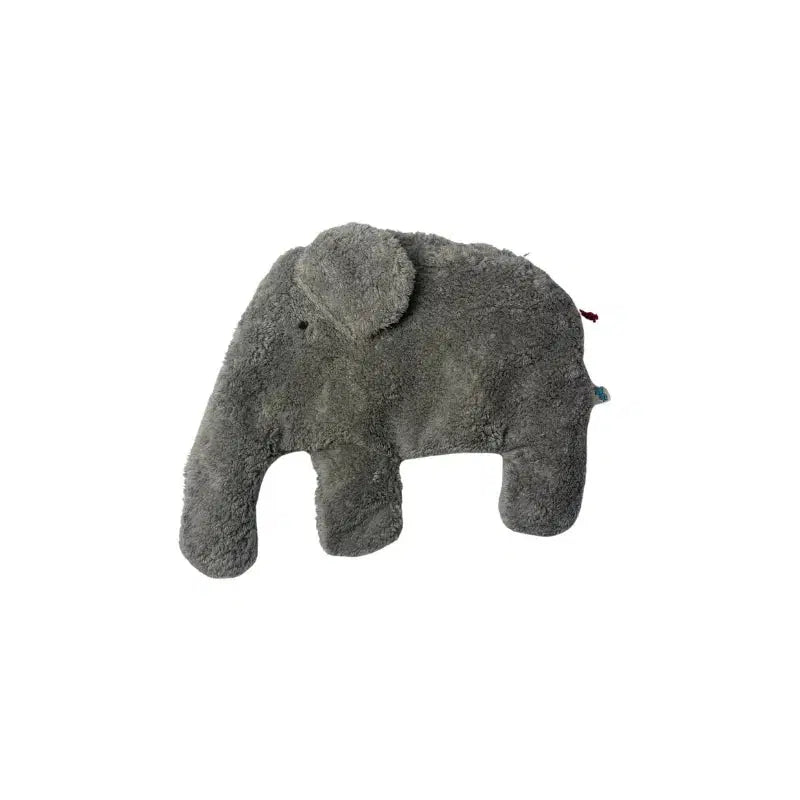 Bio-Wärmekissen Elefant aus grauem Frottee von PAT & PATTY
