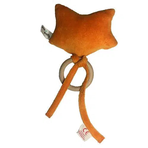 Weiche Bio Baby Rassel Mit Fuchs Motiv – GOTS Zertifiziert Und Ideal Als Geschenk Von PAT & PATTY
