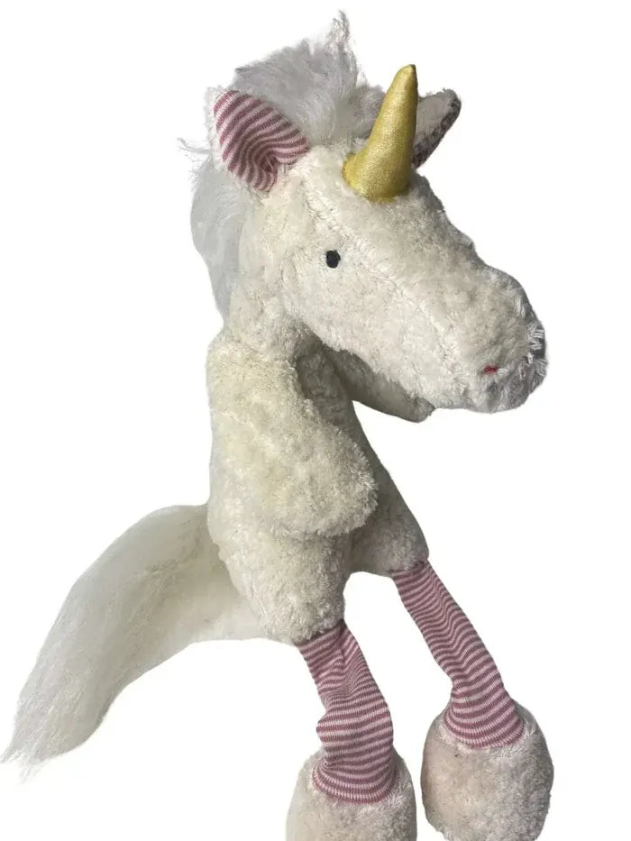 Magisches Bio Kuscheltier Einhorn Rosé – GOTS zertifiziertes Stofftier von PAT & PATTY