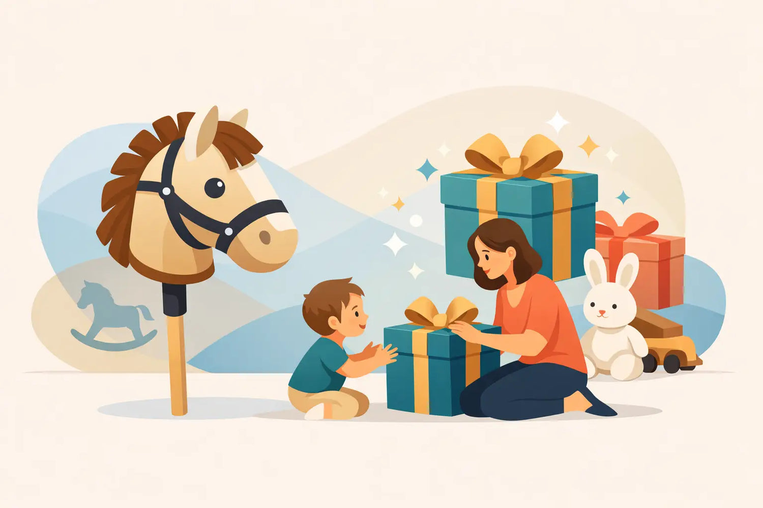 Steckenpferd ab 3 als Geschenk wählen