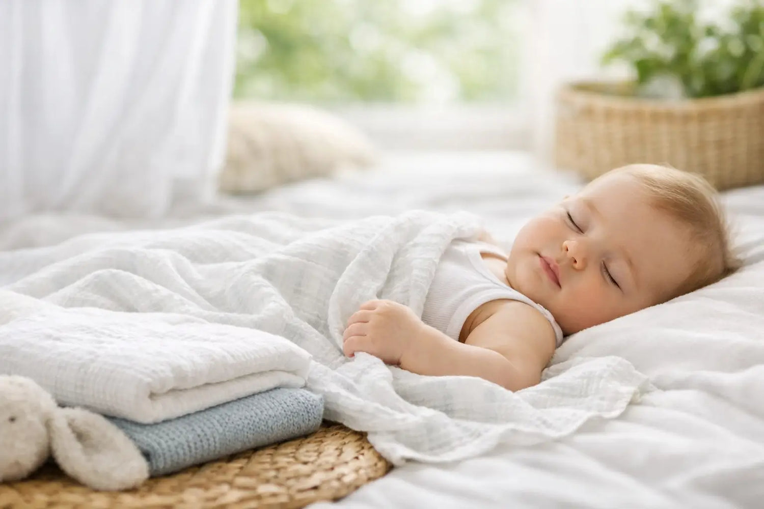 Welche Babydecke für Sommer? Leicht und sicher