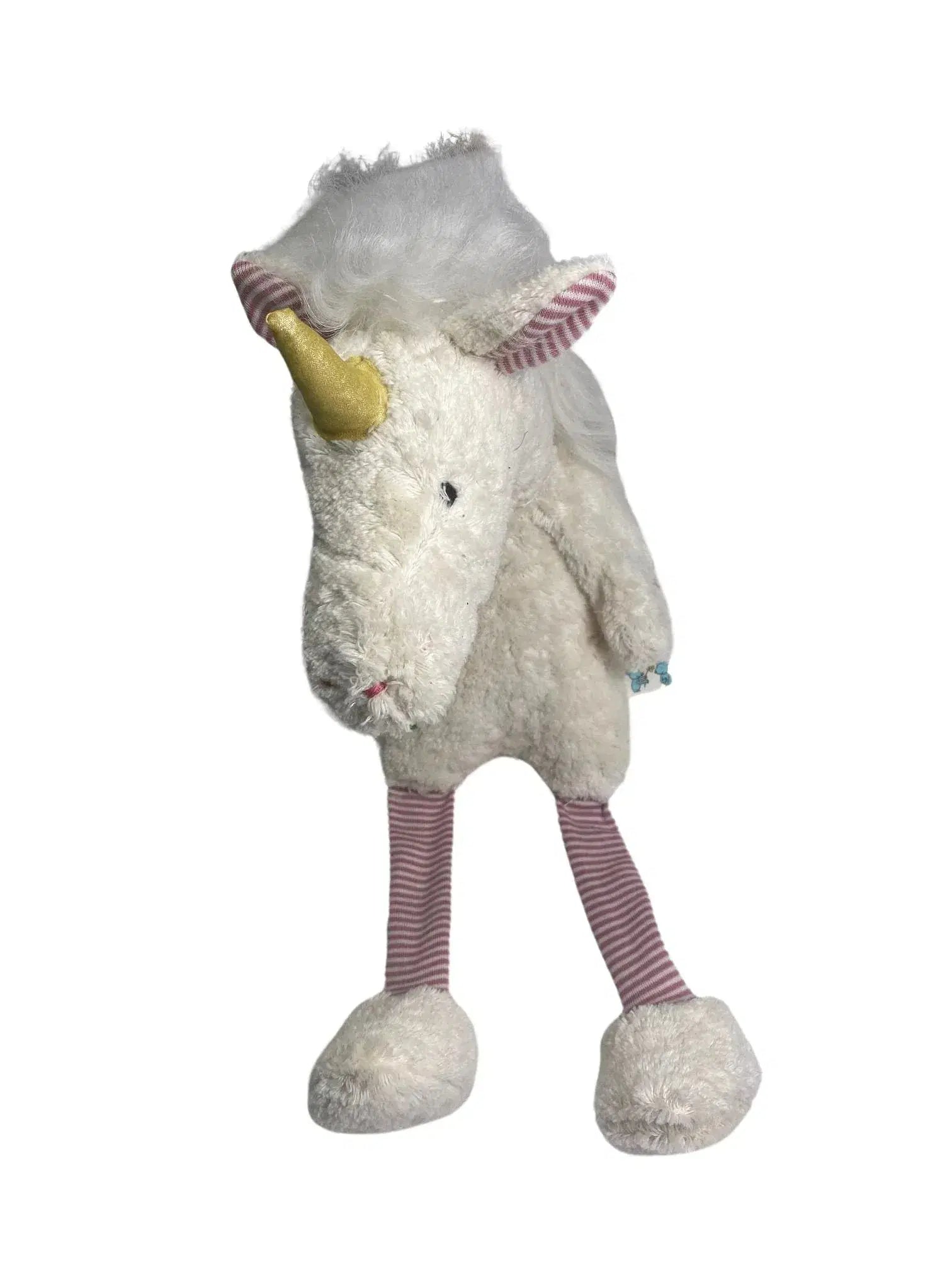 Nachhaltige Geschenkidee – Bio Kuscheltier Einhorn "Rosé" Von PAT & PATTY, GOTS Zertifiziert, Handgefertigt Und Perfekt Für Kinder Die Magische Wesen Lieben