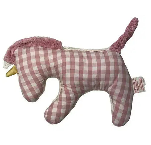 Handgemachte Bio Baby Rassel "Einhorn" – GOTS Zertifiziertes Weiches Spielzeug Von PAT & PATTY, Mit Liebe Aus Natürlichen Materialien Hergestellt Und Sanft Zur Babyhaut